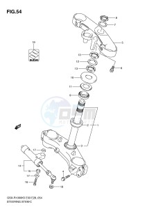 GSX-R1000 (E3-E28) drawing STEERING STEM