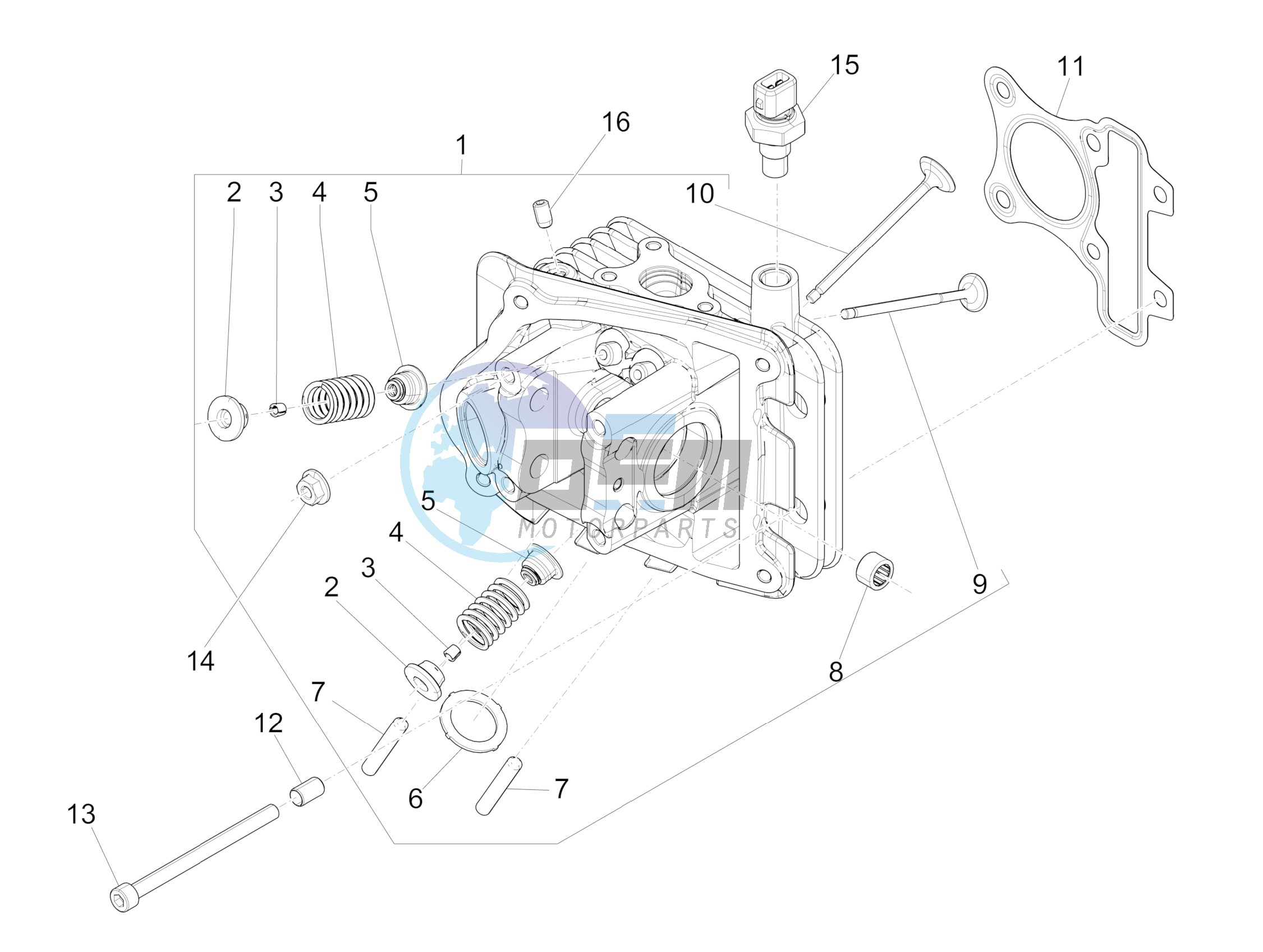 Cylinder head unit - Valve