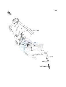 KLX250 KLX250S9F GB XX (EU ME A(FRICA) drawing Ignition System