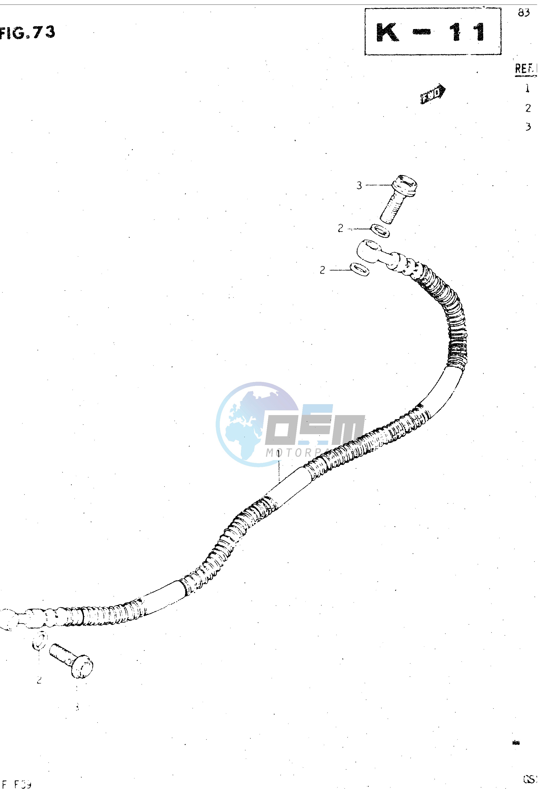 REAR BRAKE HOSE