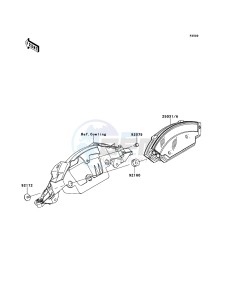 NINJA_ZX-10R_ABS ZX1000KDF FR XX (EU ME A(FRICA) drawing Meter(s)