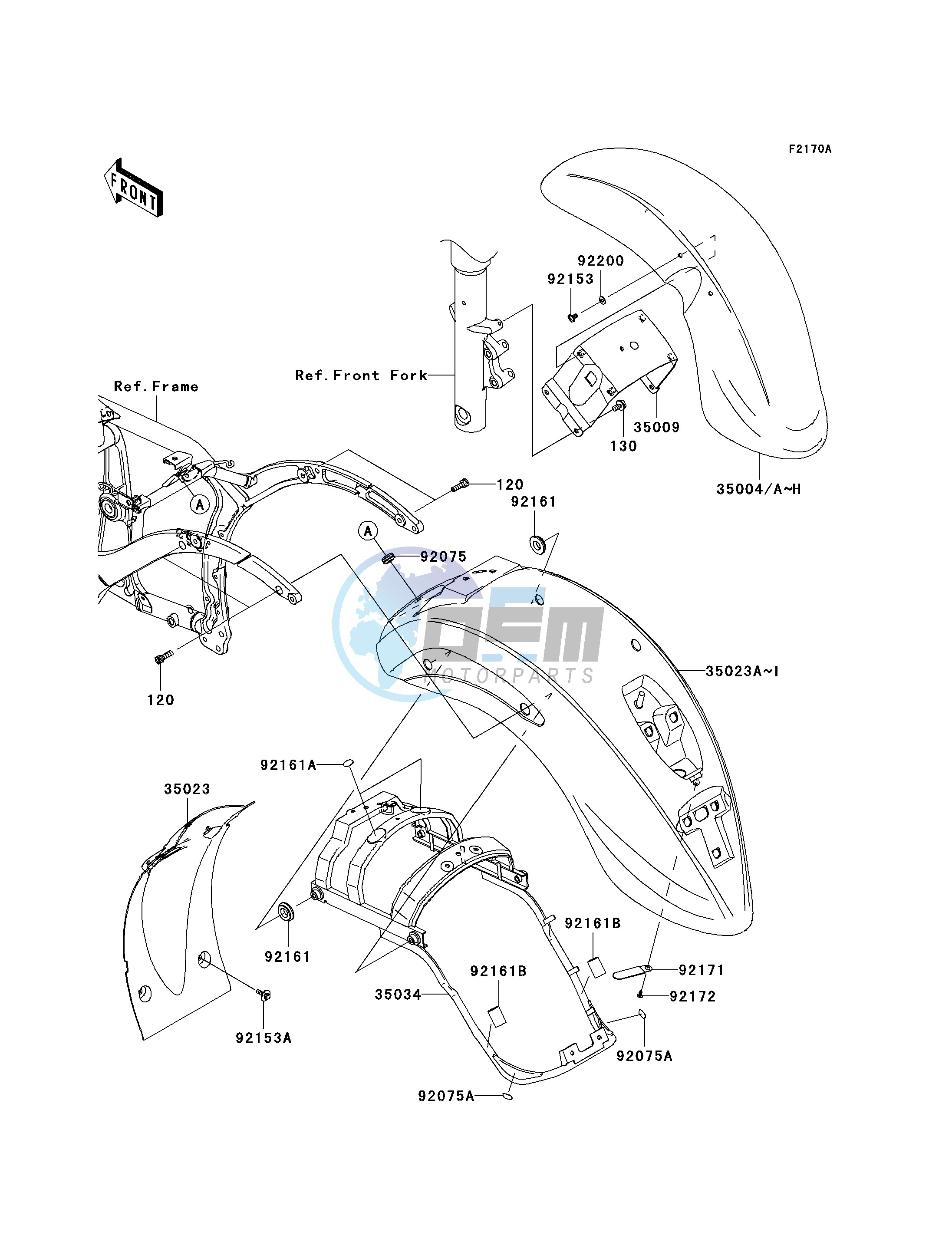 FENDERS -- JKAVN2B1 7A016370 - - -