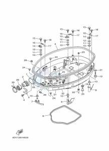 LF200XCA drawing BOTTOM-COVER-1