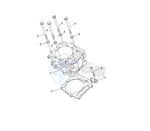 XT X 660 drawing CYLINDER