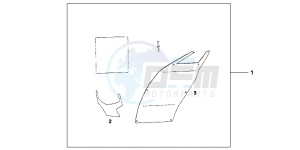 CB1000RC drawing RR.FENDER COVER