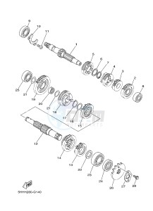 TT-R125 TT-R125LW (2CP2) drawing TRANSMISSION