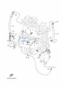 F250DETU drawing CYLINDER-AND-CRANKCASE-4