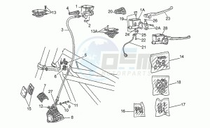 California III 1000 Carburatori Carburatori drawing Front master cilinder