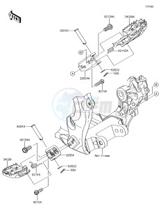 KX450F KX450HJF EU drawing Cylinder Head