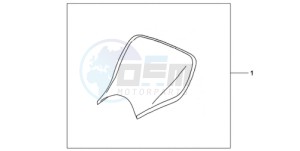 CBR1000RA9 Korea - (KO / ABS MME) drawing E-SEAT