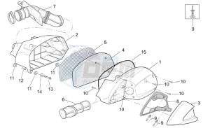 Leonardo 250 st (eng. Yamaha) drawing Air box