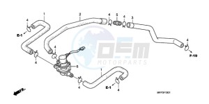 CB1300S9 Australia - (U / BCT MME TWO TY2) drawing AIR INJECTION CONTROL VALVE