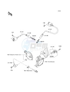 KRF 750 M [TERYX 750 FI 4X4 NRA OUTDOORS] (M9F9) M9F drawing IGNITION SYSTEM