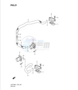 VLR1800 drawing SECOND AIR