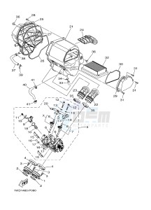 MTN250 MTN-250 MT-250 (B046) drawing INTAKE