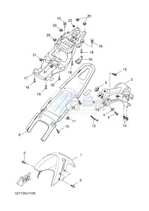 YZF-R125A YZF-R125 ABS R125 (BR61 BR61 BR61 BR61) drawing FENDER