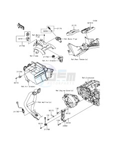 NINJA 300 EX300AGF XX (EU ME A(FRICA) drawing Fuel Injection