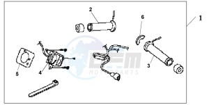 GL1800 drawing HEATED GRIPS W/TH