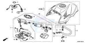 CB1000RC drawing FUEL PUMP