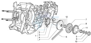 X8 125 PM36200-PM36300 drawing Driving pulley