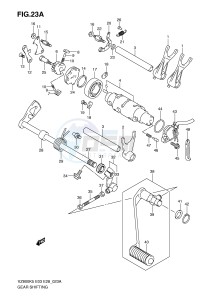 VZ800 (E3-E28) MARAUDER drawing GEAR SHIFTING (MODEL K9)