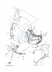 TRACER 900 MTT850 (B5CM) drawing HEADLIGHT