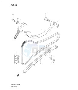 AN650 drawing CAM CHAIN