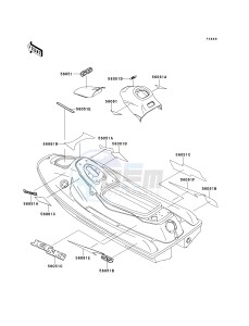 JH 750 E [SS] (E1-E2) [SS] drawing DECALS-- JH750-E1- -