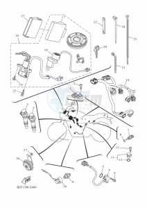 XSR700 MTM690D-U (BJY2) drawing ELECTRICAL 2