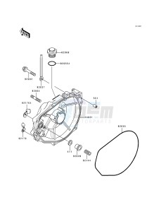 JS 750 A [750 SX] (A1-A4) [750 SX] drawing ENGINE COVER-- S- -