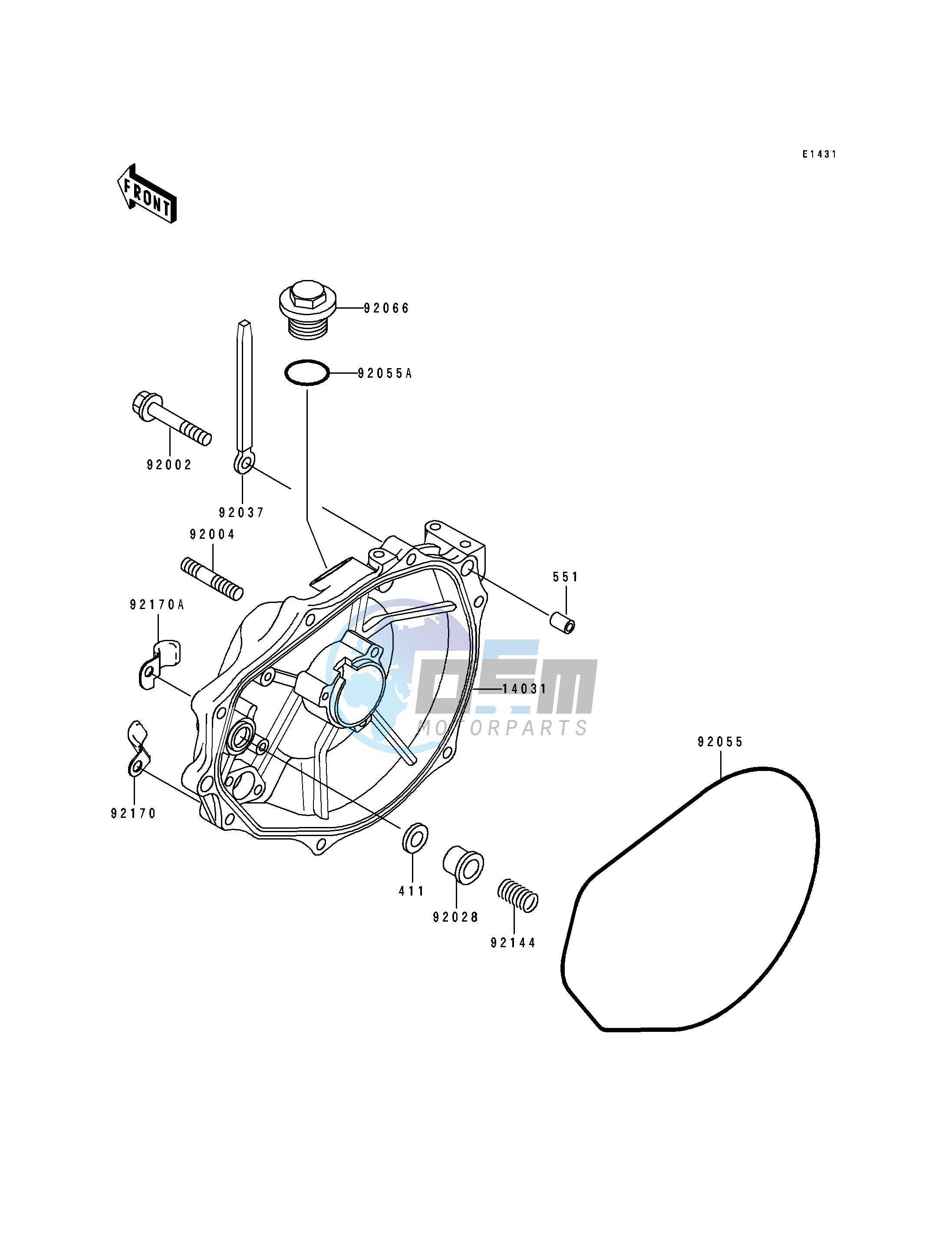 ENGINE COVER-- S- -