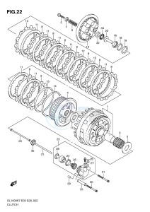 DL1000 (E3-E28) V-Strom drawing CLUTCH