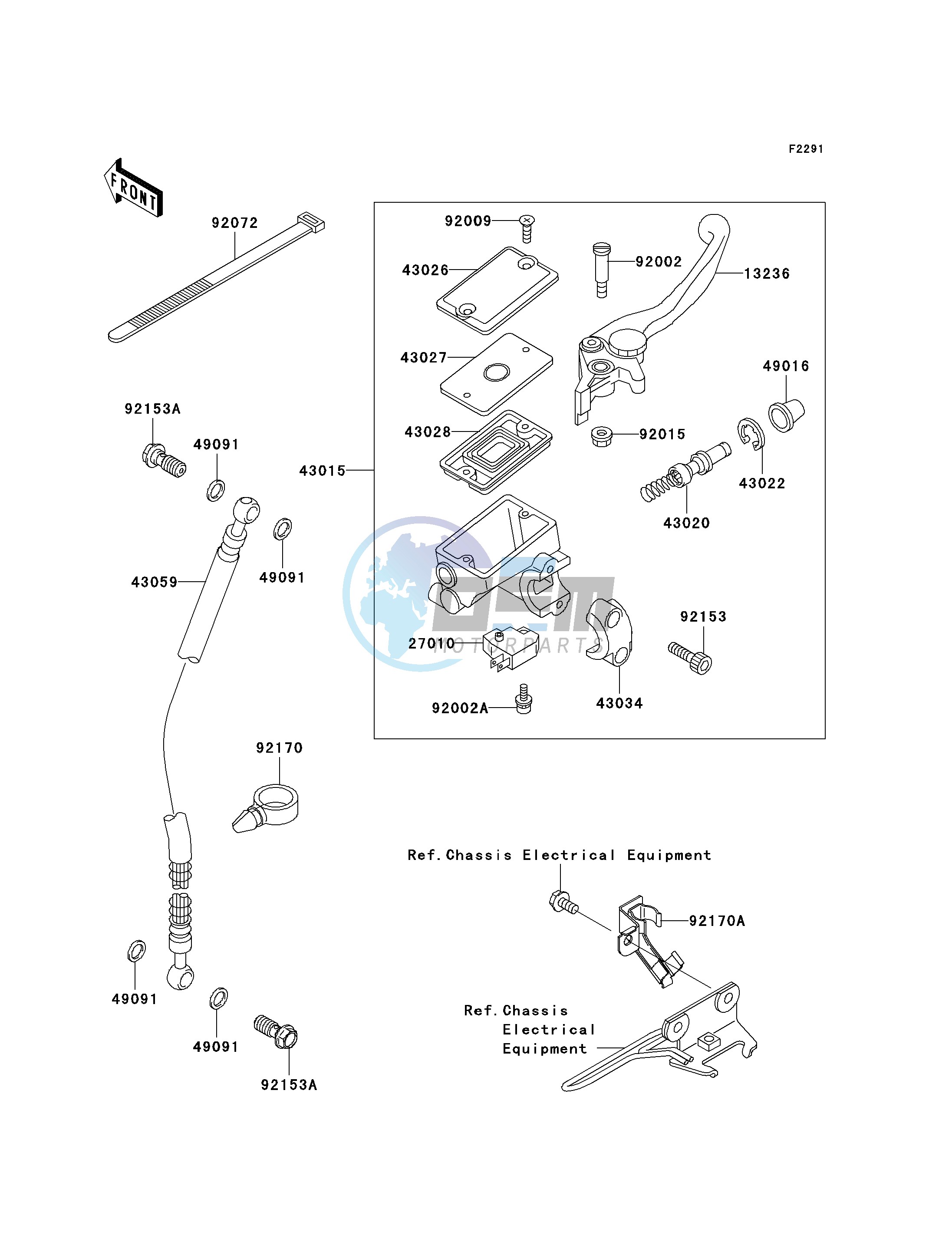 FRONT MASTER CYLINDER