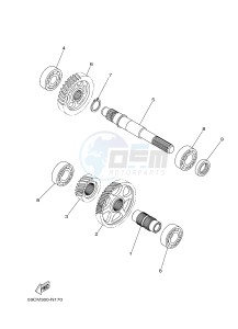 XP500A T-MAX 530 (2PWC) drawing TRANSMISSION