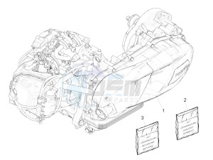 Sprint Sport 150 4T 3V iGet ABS (EMEA) drawing Engine, assembly