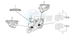 NES150 125 drawing MARK/STRIPE (5E/5ED/5F)