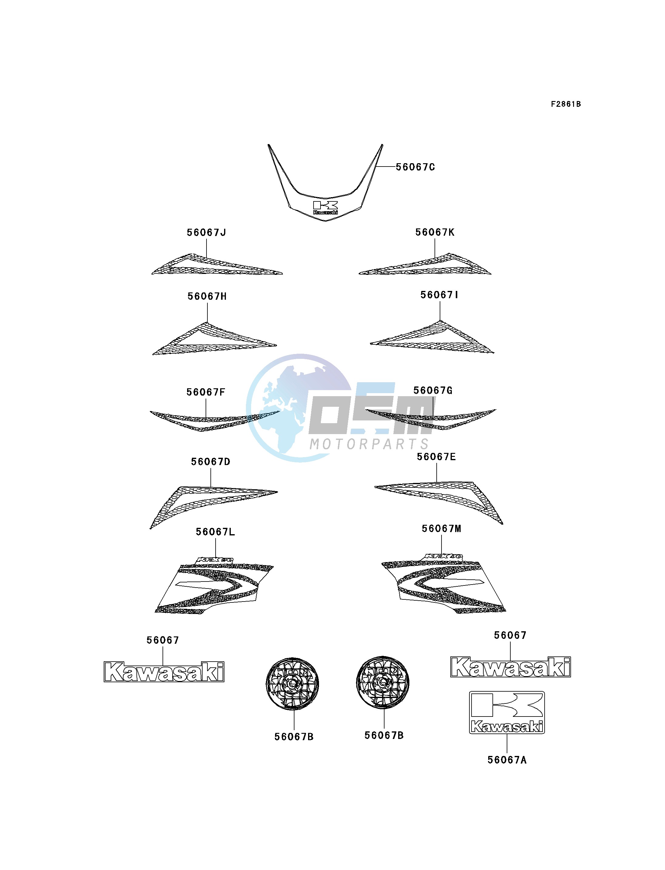 DECALS-- GREEN- --- A8F- -