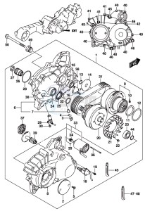 AN650 BURGMAN drawing COUNTER SHAFT