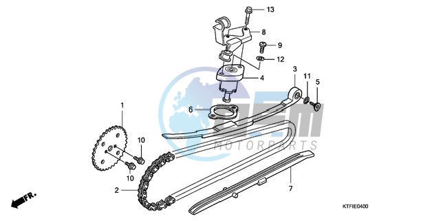 CAM CHAIN/TENSIONER