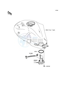 ER-6n ABS ER650B6F GB XX (EU ME A(FRICA) drawing Fuel Pump