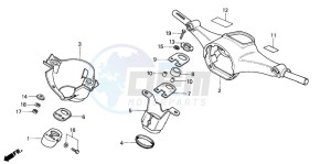 C50Z2 drawing STEERING HANDLE/ TOP BRIDGE