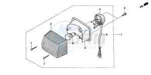 PK50SM WALLAROO drawing TAILLIGHT