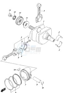 DL650 drawing CRANKSHAFT