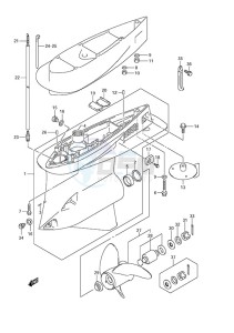 DF 300A drawing Gear Case