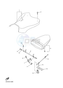 YZF-R6 600 R6 (2CXE 2CXF) drawing SEAT