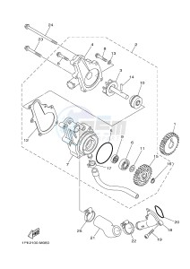 YFM700R YFM7RSED RAPTOR 700 SPECIAL EDITION (1VS2 1VS3 1VS4) drawing WATER PUMP