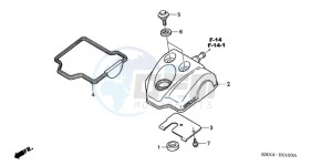 CRF250R9 Australia - (U) drawing CYLINDER HEAD COVER