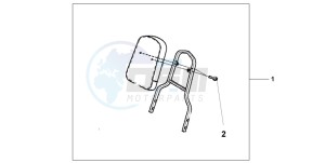 VT750CD3 drawing BACKREST