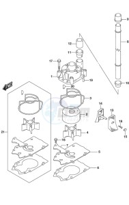 DF 250 drawing Water Pump (DF 250S)