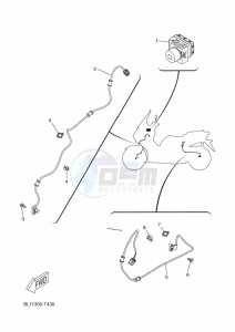 GPD155-A NMAX 155 (BBD5) drawing TAILLIGHT